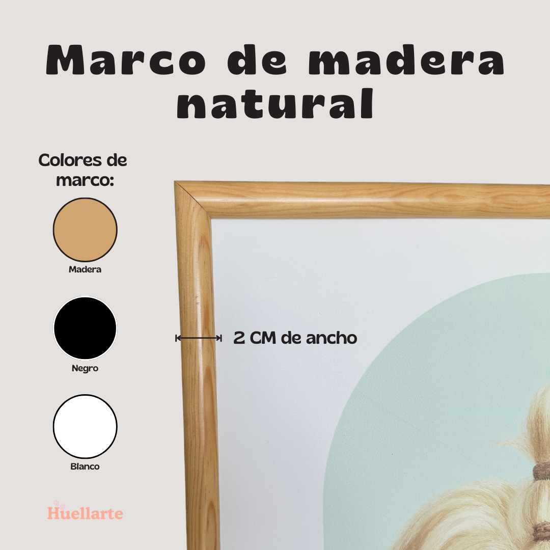 Retrato de Mascota Realistico con Arco