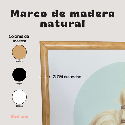 Retrato de Mascota Realistico con Arco